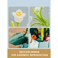 thumbnail image 3 of Juego de construcción de plantas artificiales de orquídeas Planta de bloques para decoración del hogar o la oficina/Compatible con flores de Lego/Kits de construcción de flores de orquídeas, 3 of 5