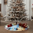 thumbnail image 5 of Saiise Bluey Print Christmas Tree Skirt 48" Tree Skirt Rustic Christmas Decorations for Winter New Year Holiday Party Decor Indoor Outdoor, 5 of 7