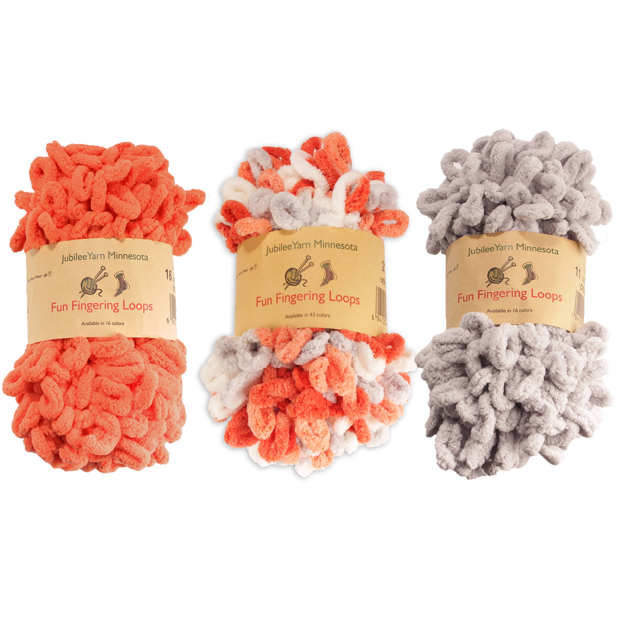 BambooMN Finger Knitting Yarn Fun Finger Loops Yarn 100 Polyester