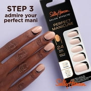 Sally Hansen Perfect Manicure Press On Nails, Square Shape, Get Mod, 24 False Nails