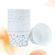thumbnail image 5 of 100 Uds. Vasos de papel para helado, vasos desechables para pastel, tazones de postre, suministros de fiesta para hornear, bodas, cumpleaños (puntos coloridos) JM, 5 of 5