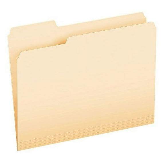 Pendaflex Essentials File Folders, Letter Size, 1/3 Cut, Manila, 250 per Box (752250)