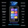 thumbnail image 4 of Dispositivo Traductor de Idiomas sin Necesidad de WiFi, Traductor de Voz Bidireccional para Todos los Idiomas, Más de 139 Traducción en Línea, para Viajes/negocios/estudio, 4 of 7