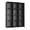 Black, variant on Black 12-Cube Stackable Plastic Closet Organizer Shelves, DIY Storage for Home Bedroom