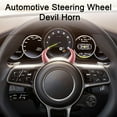 thumbnail image 3 of Fairnull 1 Pair Steering Wheel Devil Horn Sticker Small Cute Self-Adhesive Auto Car Truck SUV Dashboard Air Vent Steering Wheel 3D Horn Decoration Car Accessories, 3 of 11