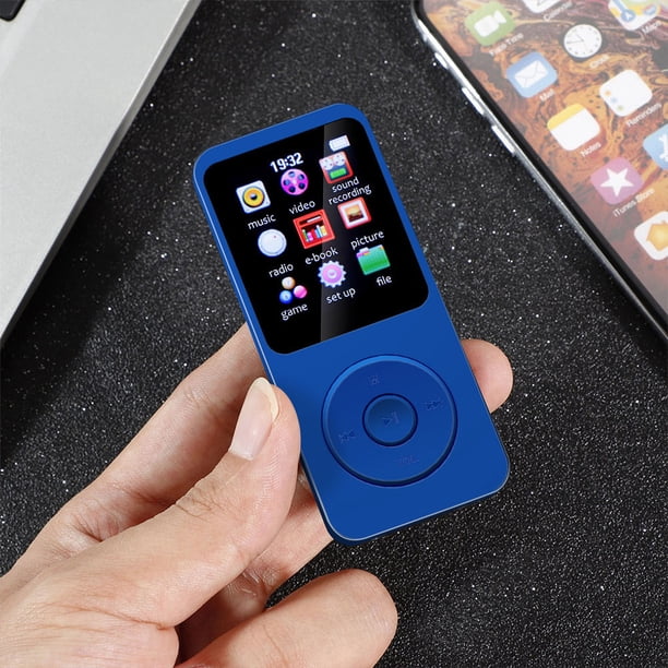 MP3 Walkman Pantalla de 1,8 pulgadas Mini reproductor de música Compatible con Bluetooth 5.0 para niños