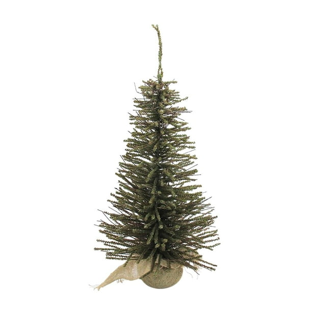 2 5 Warsaw Twig Artificial Christmas Tree With Burlap Base Clear Lights Walmart Com Walmart Com