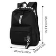 thumbnail image 2 of Fiudx Mochila Grande para Estudiantes, Diseño Moderno, Interior Espacioso, Correas Ergonómicas Ajustables, Lona Resistente, Versátil para La Escuela y Viajes, Compatible con Portátiles de 15 Pulgadas, 2 of 5