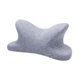 thumbnail image 2 of Almohada de viaje para el cuello, almohada de avión, cómoda, suave, ergonómica, relajante para juegos. Gris claro, 2 of 9