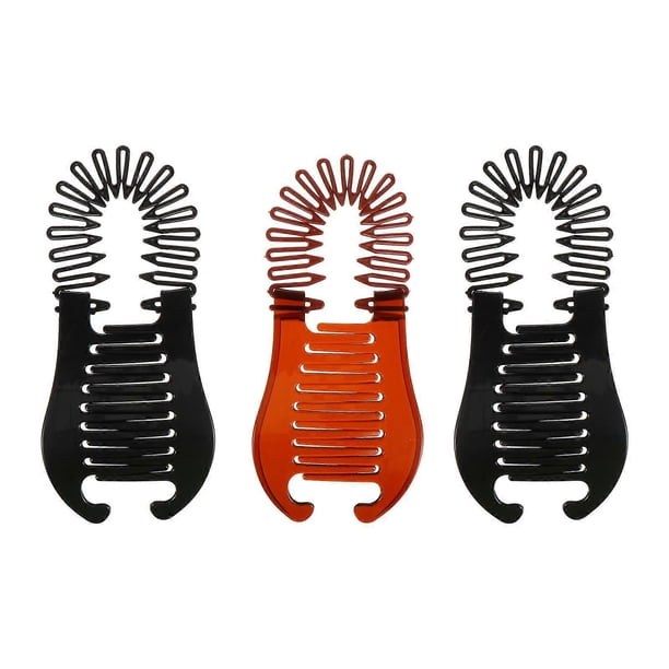 6pcs Banana Hair Clips Flexible Hair Clamps Ponytail Hair Styling Tool for Women