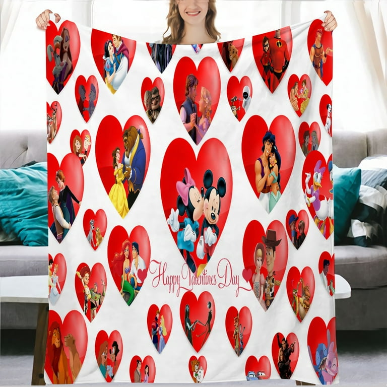 Mickey Mouse Comfort Blanket Soft Warm Plush Throw Blanket for Bed Couch Sofa Kids Throw Blankets Baby Kids Adults