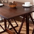 thumbnail image 3 of SEI Furniture Derby Table de Salle à Manger de Comptoir à Dessus Rabattable, Couleur Espresso, 3 of 9