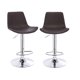 thumbnail image 4 of Banco giratorio Euroluce Contemporary Design color Marron altura ajustable Tapizado en PU, 4 of 4