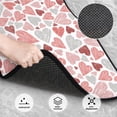 thumbnail image 3 of Naloa Hand Drawn Hearts Car Foot Mat Set of 4 Pieces - Universal Floor Liner Neoprene Full Set Floor Mats for Cars Trucks SUV, 3 of 7