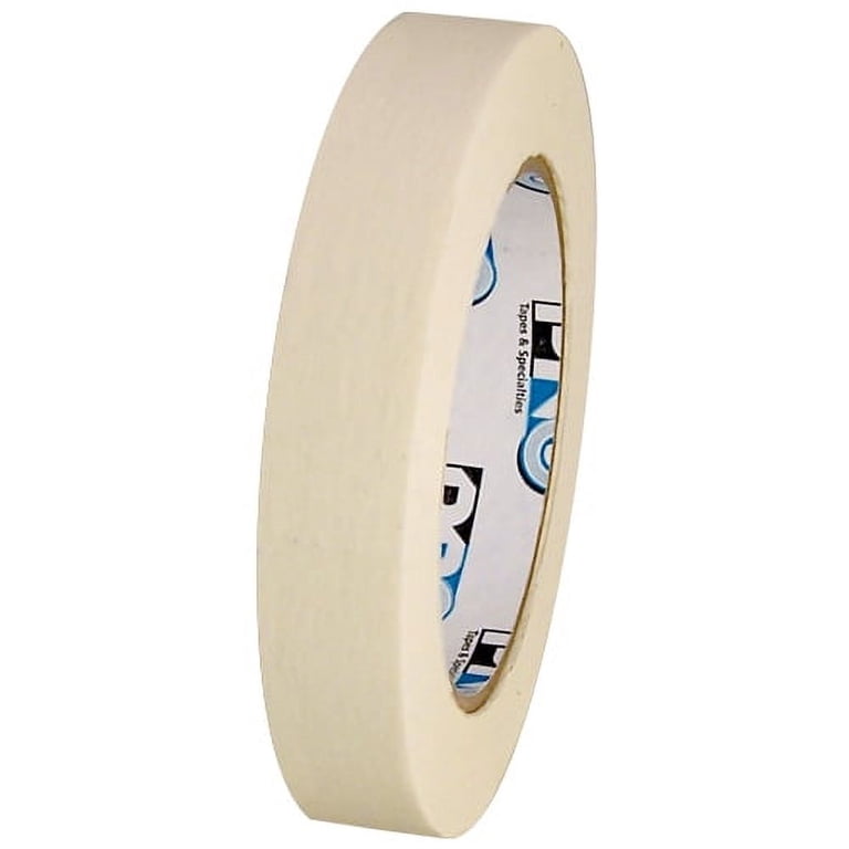 3 x 60 yards, White, General Purpose Masking Tape, 16 rls/cs