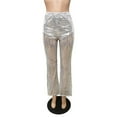 thumbnail image 2 of Womens Perspective Sequin Sparkle Flared Pants Wide Leg Bell Bottom Trousers, 2 of 4