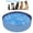 Blue, variant on TeqHome Foldable Dog Kiddie Pool Heavy Duty PVC Dog Pet Bath Pool Non-Slip Collapsible Pet Pool for Outdoor Backyard 63" Blue