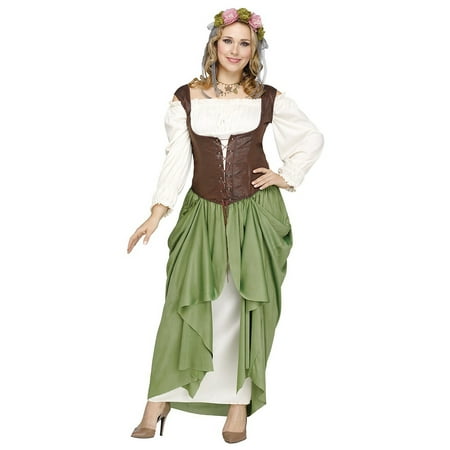 Wench Adult Costume - Plus Size 1X/2X