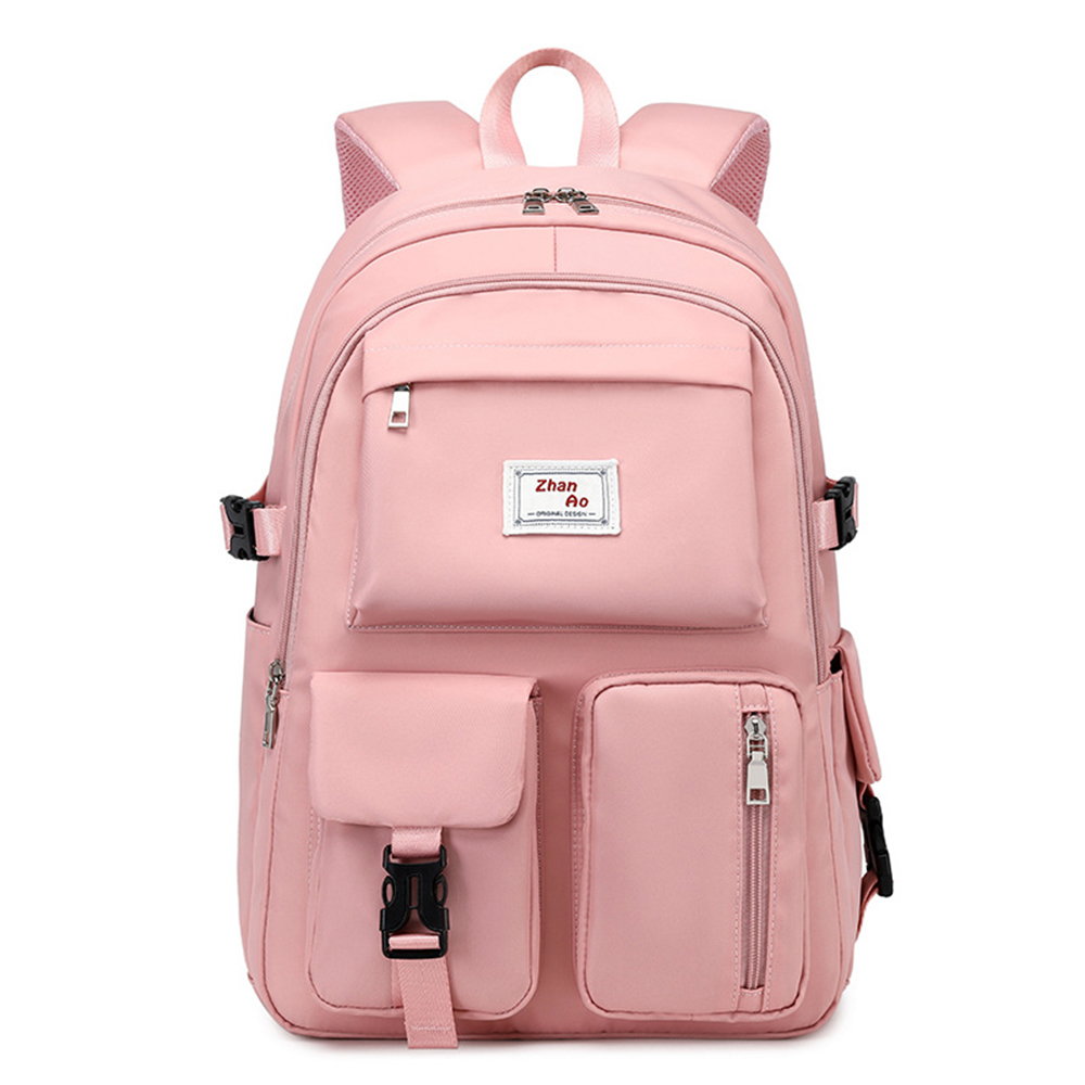 Schoolbag Girl Korean Version, Campus Junior High School High School Student  Backpack New Trendy Backpack/Pink 