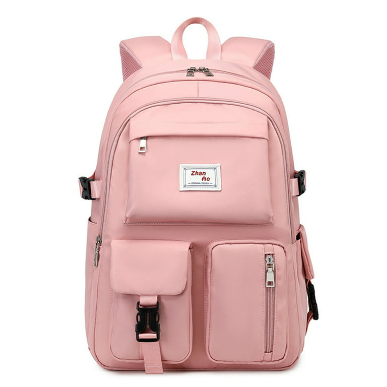 Girl Backpack School Bag University Portable Women's Backpack，Return to  School Backpack/Pink