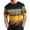 Black, variant on Men's 3D Beer Bubbles Print T-Shirt, Funny Oktoberfest Short Sleeve Crew Neck Tee