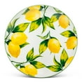thumbnail image 1 of Abbott Collection AB-27-AMALFI-CKPL Assiette de Citronnier de 8 Pouces&44; Blanc & Jaune - Petit, 1 of 1