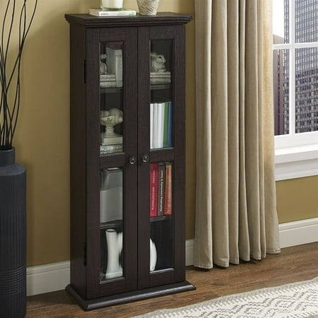 Pemberly Row 41" Media Storage Cabinet in Espresso ...