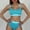 Blue, variant on Honeeladyy Womens Bikini Sets Two Piece Swimsuit Solid Color Mid Rise Bottom Scoop Neck Tank Top Textured Swimwear Hot Pink M
