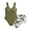 z260302-Army Green-d, variant on Girls Swimsuit with Shorts Bottoms Girls Bikini Swimsuit Backless Tankini Cute Swimwear for Kids Summer Beach Pool Sky Blue Size 4-5 Years