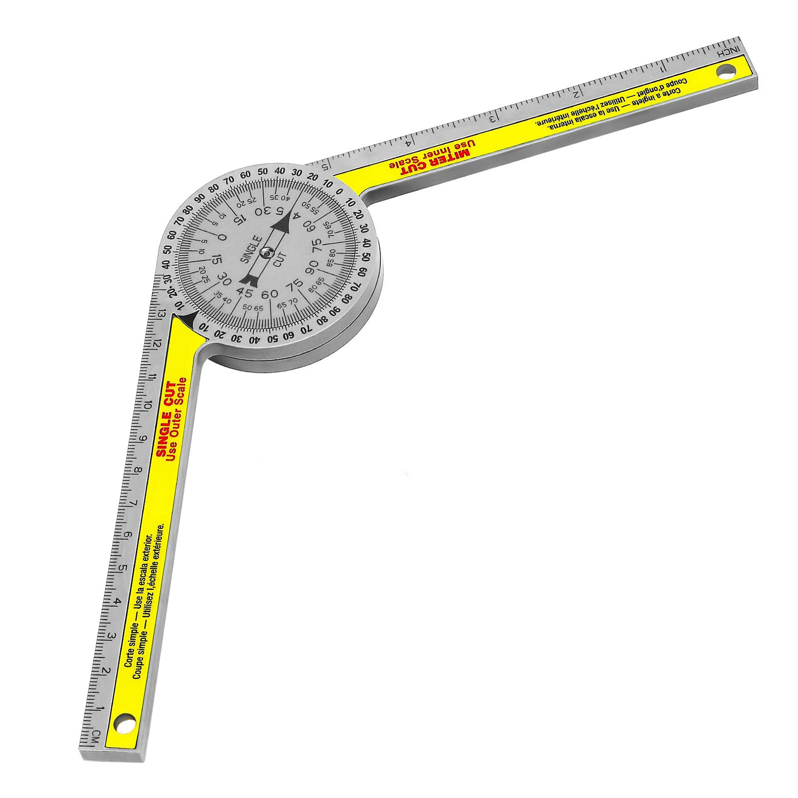 Buy MEGAWHEELS Miter Saw Protractor with Measuring Rulers, Carpenter