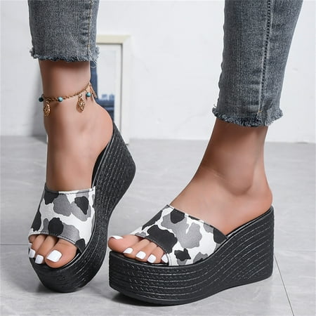 

eczipvz Wedge Sandals for Women Women s Rivet Rhinestone Pearl Flat Sandals Slip on Memory Foam Sandals Open Toe Slide Sandals