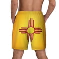 thumbnail image 2 of Mens Flag Of New Mexico 2 in 1 Quick Dry Swim Trunks with Compression Liner Beach Shorts, 2 of 6