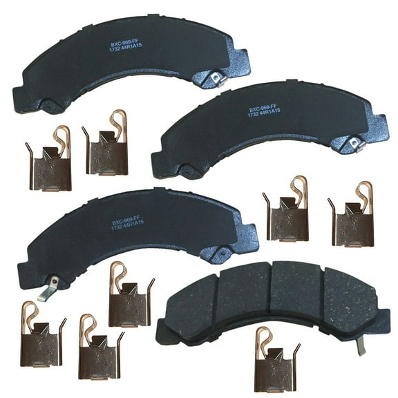 Disc Brake Pad Set Fits select: 2017 CHEVROLET 3500