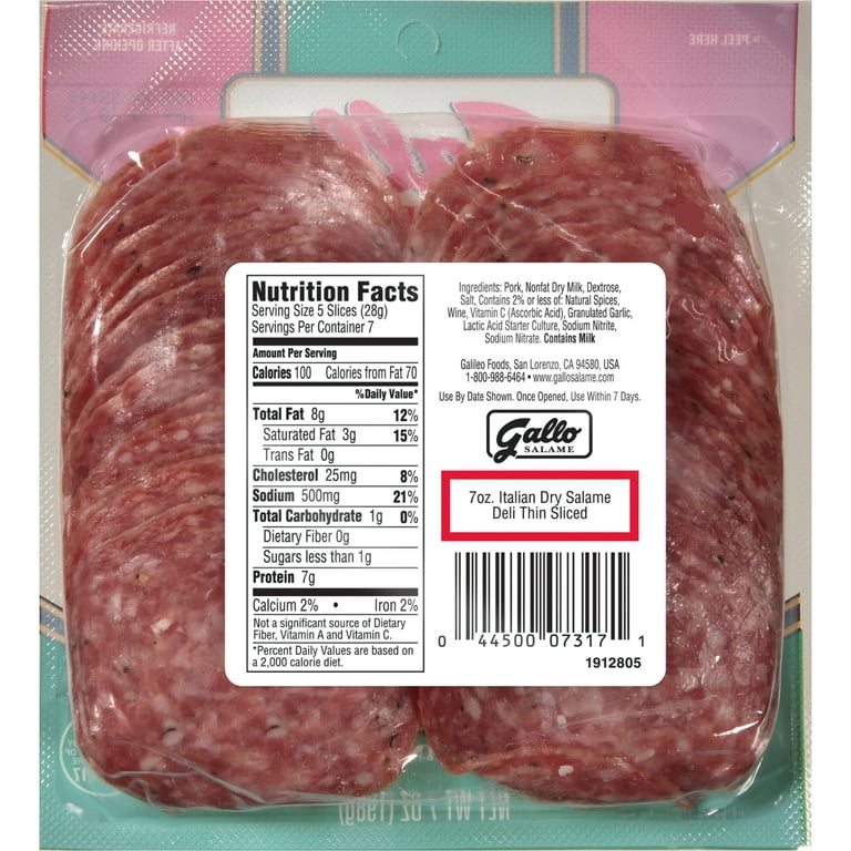 Gallo Light Italian Dry Salami informacionpublica.svet.gob.gt