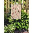 thumbnail image 2 of JSDART Red Pink Cats Pattern Wild Silhouette Retro Abstract Beautiful Garden Flag Decorative Flag House Banner 28x40 inch, 2 of 2