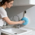thumbnail image 4 of Cute Fuzzy Chenille Hand Towel Ball with Hanging Loops, Hanging Hand Towels for Bathroom Kitchen Quick Dry, Absorbent Hand Bath Towel, 4 of 4