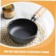 thumbnail image 2 of Cast Iron Mini Omelette Pan Set, 13cm, 2-piece, Oil Warmer And Milk Warmer, Multiuse Kitchen Tool, 2 of 5