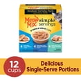 thumbnail image 3 of Meow Mix Simple Servings Seafood Variety Pack Wet Cat Food, 12 Single Serve Cups (Packaging May Vary), 3 of 11