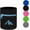 Black / Blue, variant on NEWZILL Wrist Wallet (Wristband) with Zipper - Cotton sweatbands for men & women. Ideal for running, walking, basketball, football, tennis, hiking, workouts, and more.