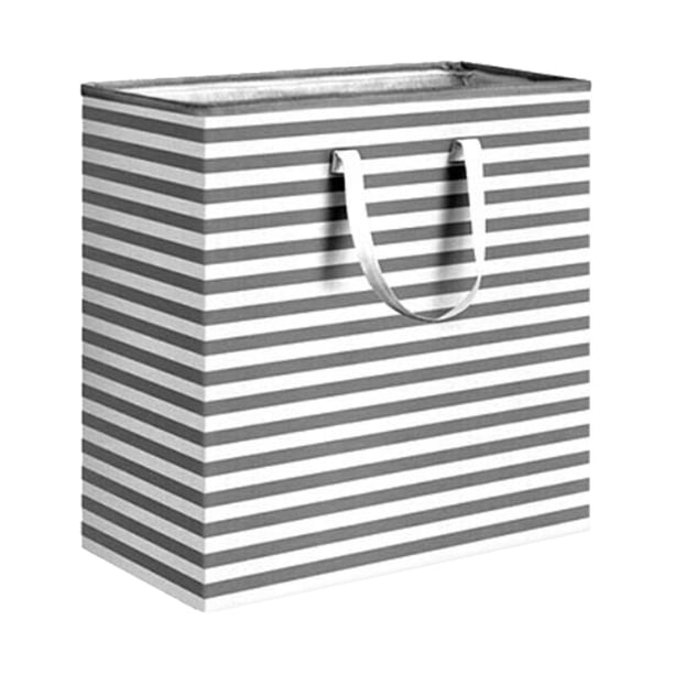 Cesta de lavandería grande plegable Cesta de lavandería plegable para ropa sucia Contenedor 100ml y gris blanco