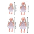 thumbnail image 2 of Jellycat 17.7 Inch Soft Plushies Toys Bunny Stuffed Toys, Cosy and Soft Stuffed Animals Plush Toys Doll, Ideal Easter Day Gift, 2 of 2