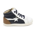 thumbnail image 4 of Old Soles Boys Shoot High Shoes, Navy \ Snow,33 EU (1.5 US) M US, 4 of 7