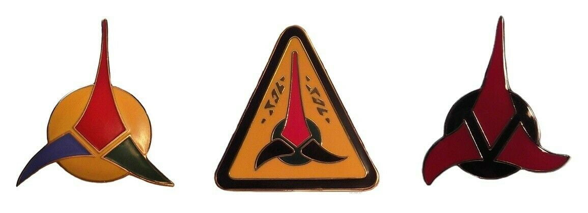 Star Trek Insignia Enamel Collectible Lapel Pin 1.25 