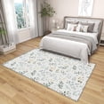 thumbnail image 4 of 2x3 Rug, Leaf Door Mat, Botanical Floral Rug, Leaves Rugs for Entryway, Washable & Non Slip & Soft Low Pile Small Carpet, Indoor Doormat, Leaf Home Decor & Gifts, 4 of 7