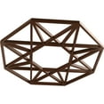 thumbnail image 2 of 38"OD x 14 3/4"ID x 1"P Guardian Architectural Grade PVC Pierced Ceiling Medallion, Copper, 2 of 10