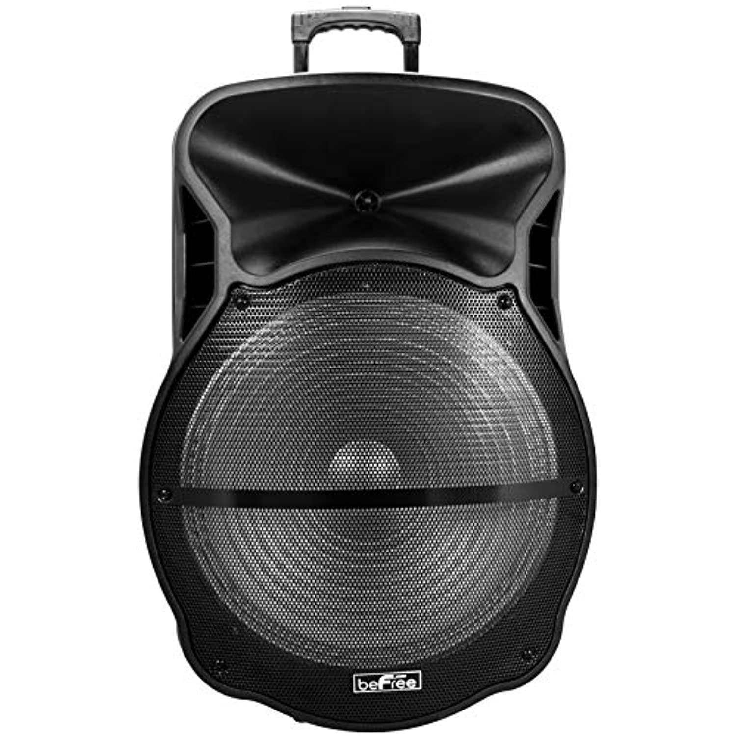 beFree Sound 18 Inch Bluetooth Portable Rechargeable Party Speaker with Sound Reactive LED Party Lights, USB/SD, - image 2 of 16