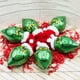 thumbnail image 5 of Juguete verde brillante de Navidad con adornos de sombrero de Navidad decoraciones colgantes de árbol de Navidad decoraciones de fiesta en casa, 5 of 5