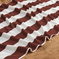 thumbnail image 4 of 100% Cotton Cabana Stripe Oversized 4 Pack Beach & Pool Towel (4 Pack - 35" x 70", Terracotta), 4 of 5