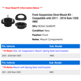 thumbnail image 2 of Front Suspension Strut Mount Kit - Compatible with 2011 - 2016 Ram 1500 4WD 2012 2013 2014 2015, 2 of 2