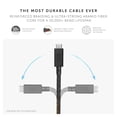 thumbnail image 3 of Native Union Anchor Cable 240W – 10ft USB C Power Delivery 3.1 Charging Cable–Weighted Knot(Cosmos), 3 of 9